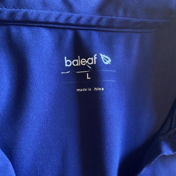 Baleaf Women's Sport Dress Blue Pleat Skirt Size Large Side Zipper - Picture 2 of 4